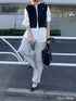 【 限定 】DOUBLE FACE KNIT VEST / Y242-91036-5